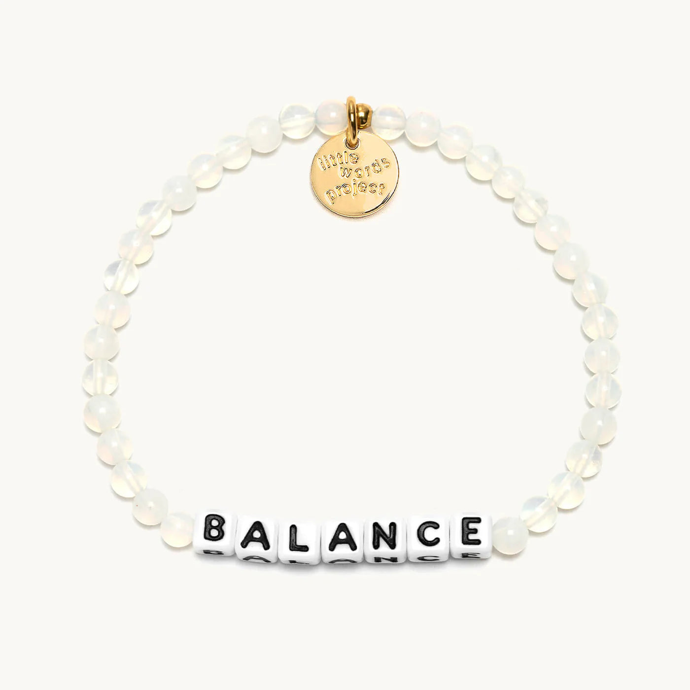 Balance / Opal Little Words Project Beaded Bracelet