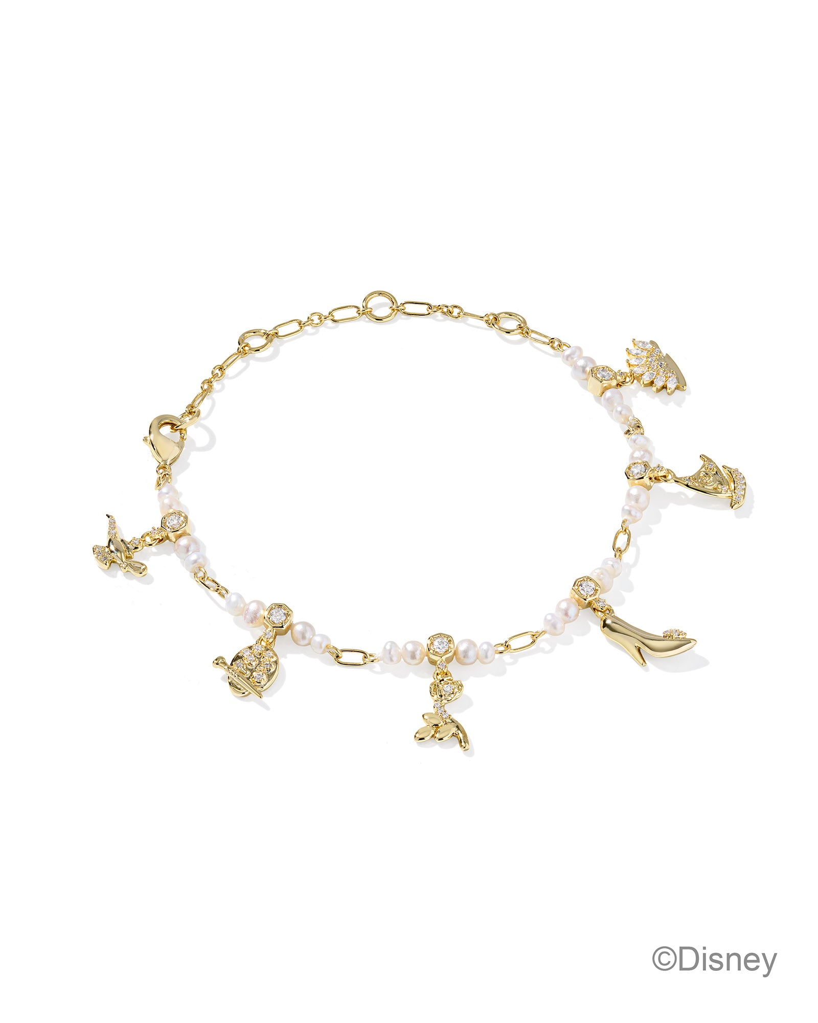 Kendra Scott Disney Princess Charm Bracelet – Calligraphy 