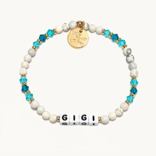 Gigi / Chambray Little Words Project Beaded Bracelet