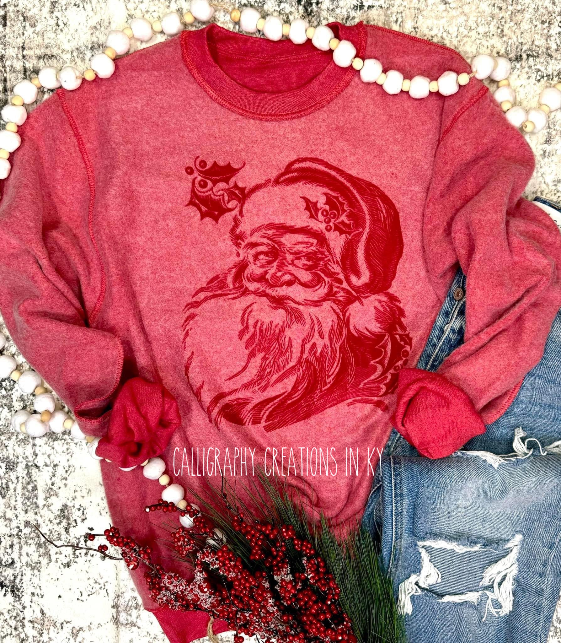 Red Santa Sweatshirt