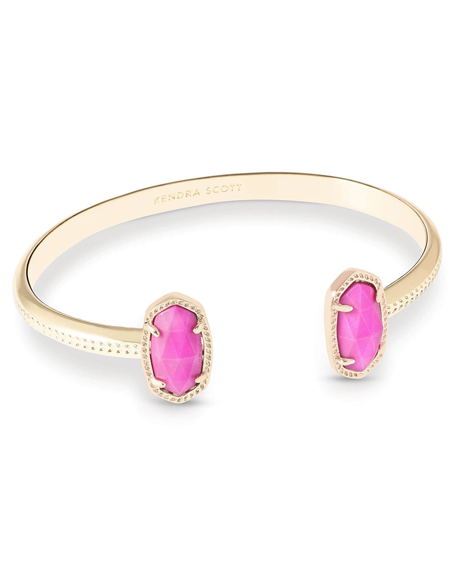 Kendra Scott Elton Cuff Bracelet Gold Magenta - Main Image
