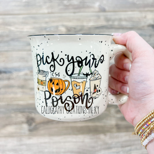 Pick Your Poison Doodles By Rebekah Mug