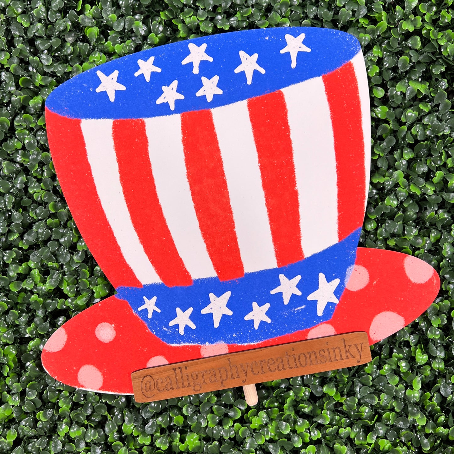 Patriotic Hat Topper