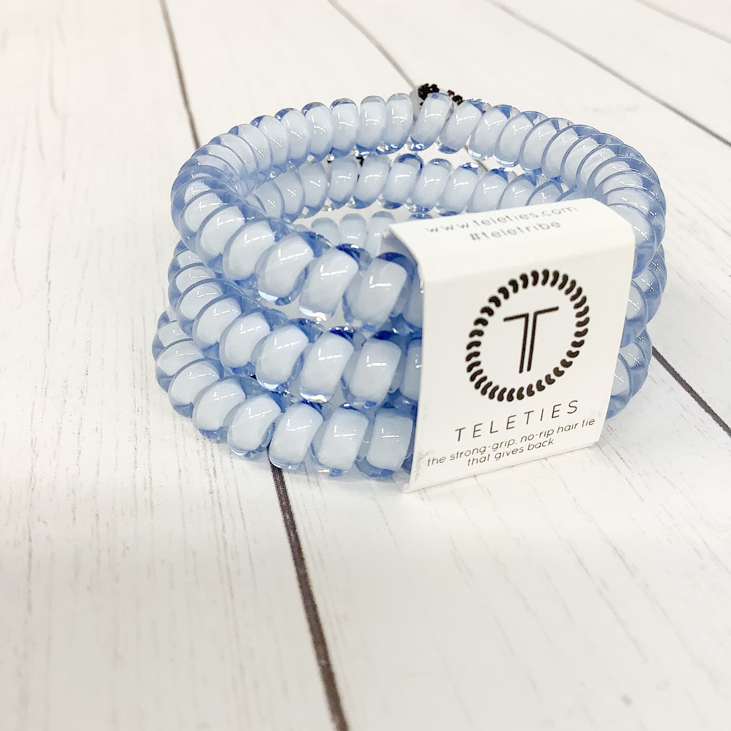 Washed Denim Small Teleties-3 pack â Calligraphy Creations In KY