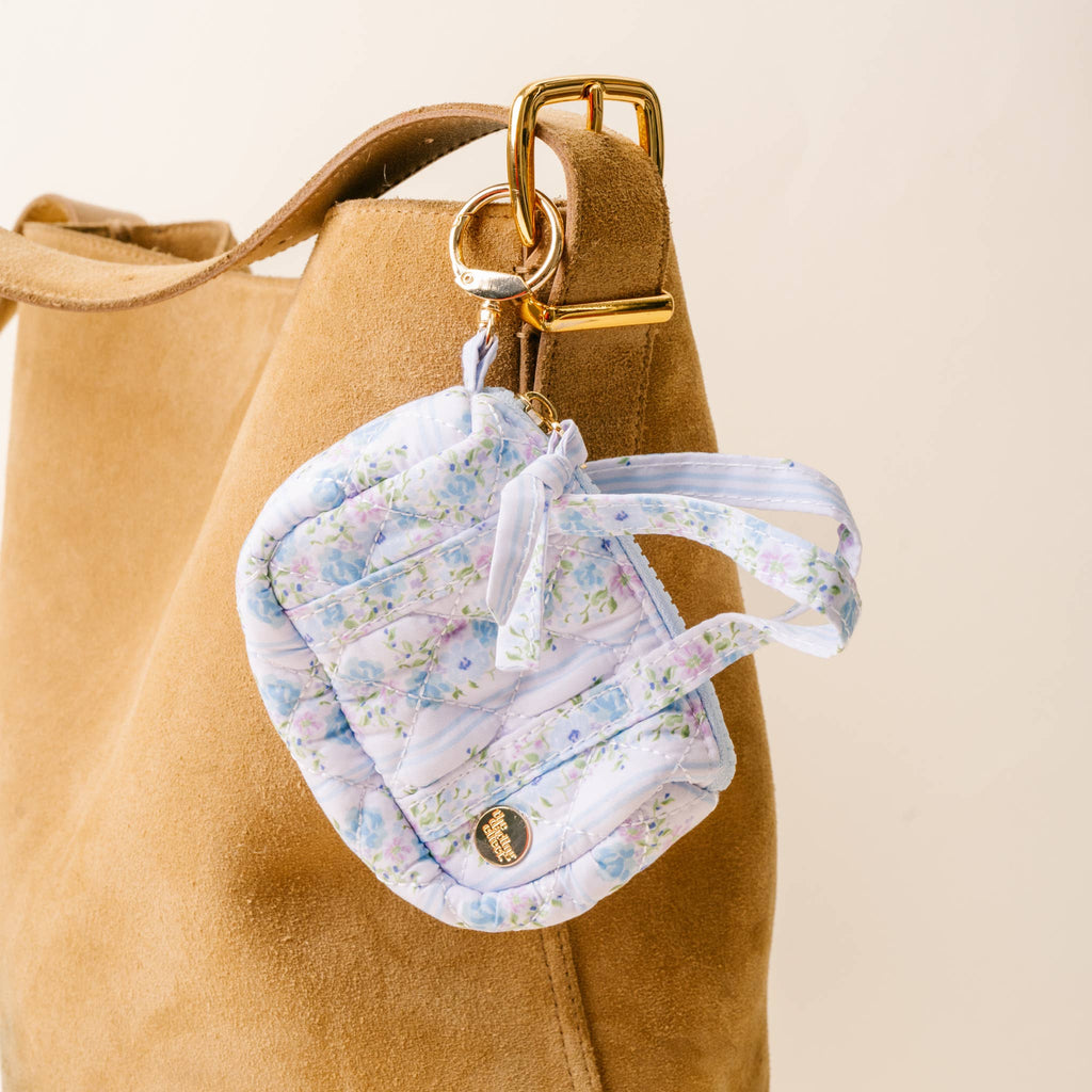 Petal Parade Blue | Itty Bitty Duffle Bag Charm