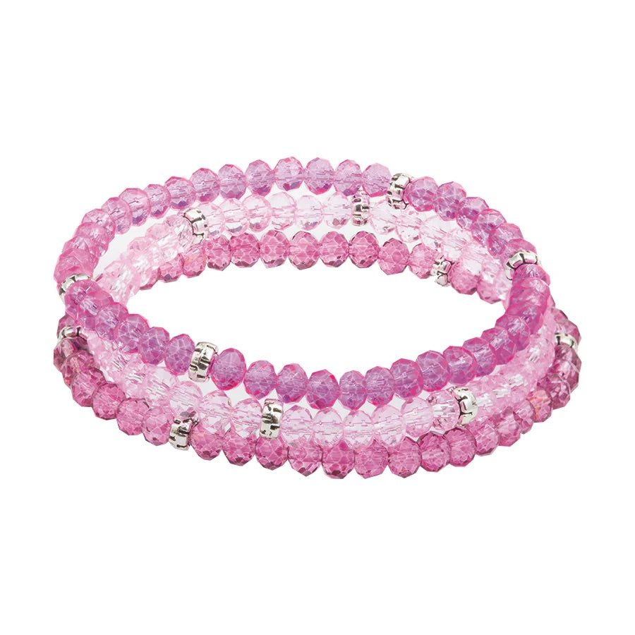Kids 3 Stack Mini Crystal Bracelets