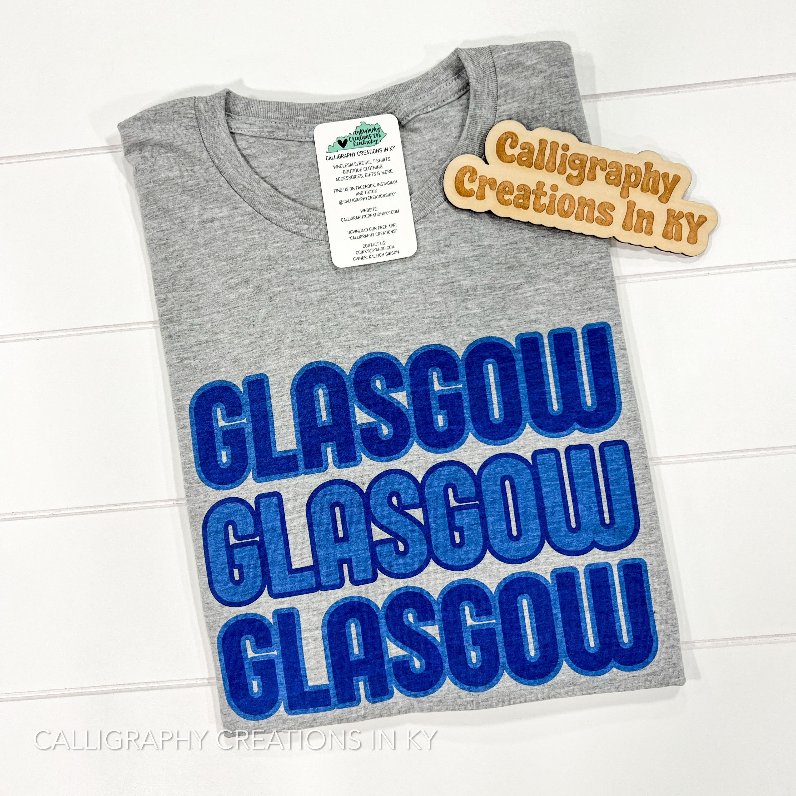 (ONE 2XL LEFT) Triple Glasgow Tee *FINAL SALE*