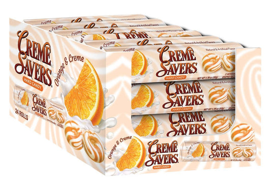 Creme Saver Orange & Cream Candy Roll