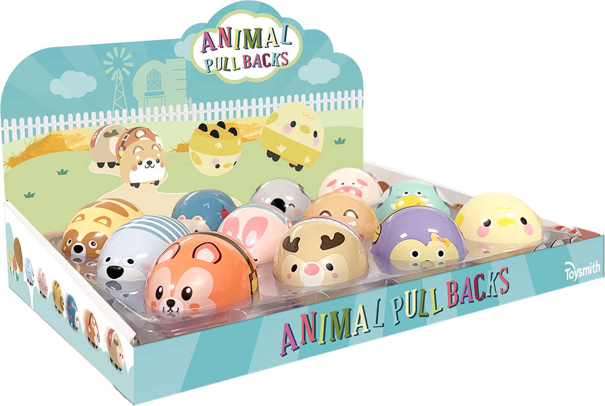 Farm Fresh Animal Pull Back Toy