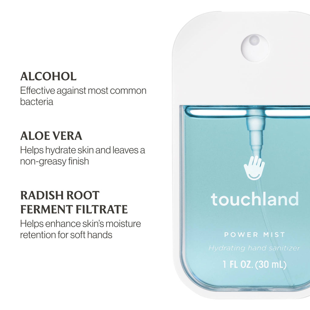 Touchland Frosted Mint Power Mist Hydrating Hand Sanitizer