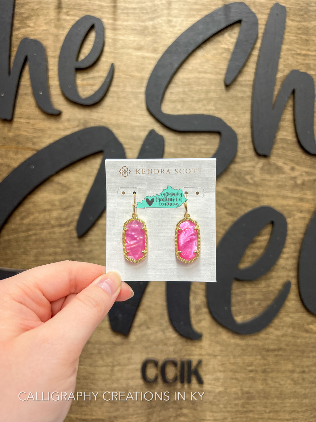 Kendra Scott Dani Drop Earrings - Gold Azalea Illusion