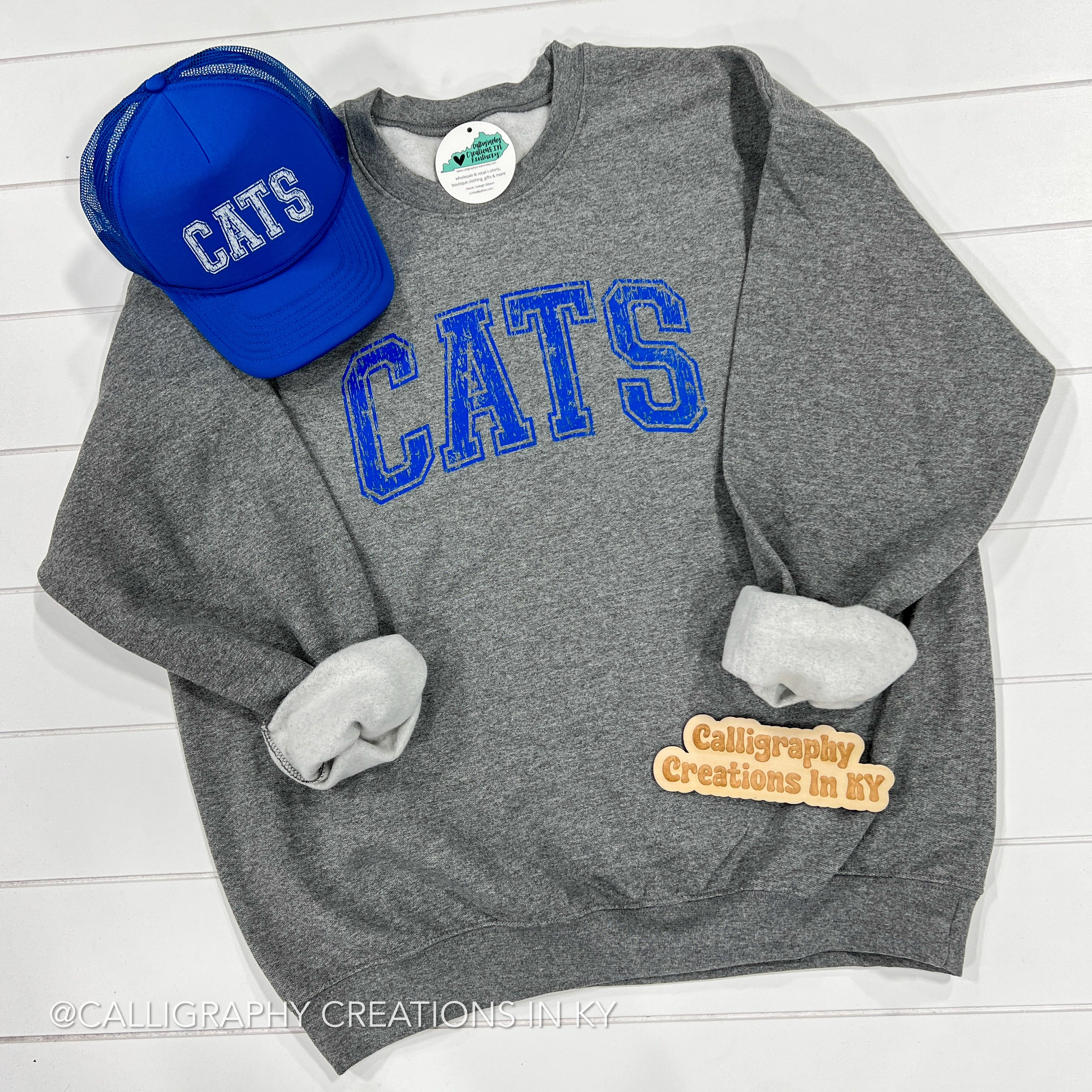 Blue Cats Trucker Hat