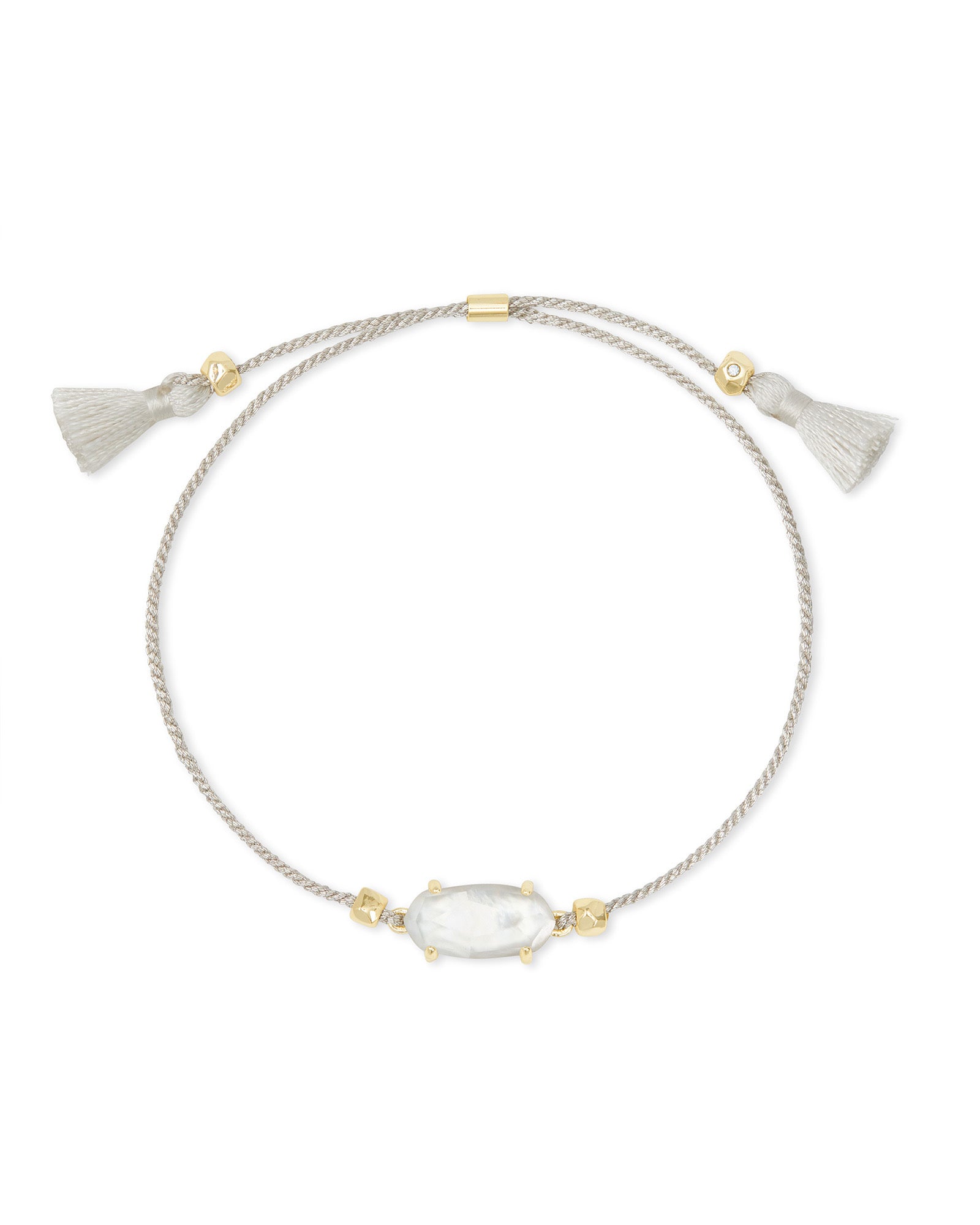 Kendra Scott Everlyne Friendship Bracelet - Gold Ivory Mother Of Pearl