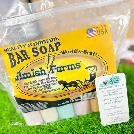 Amish Farm Soap 5 Bar Bag