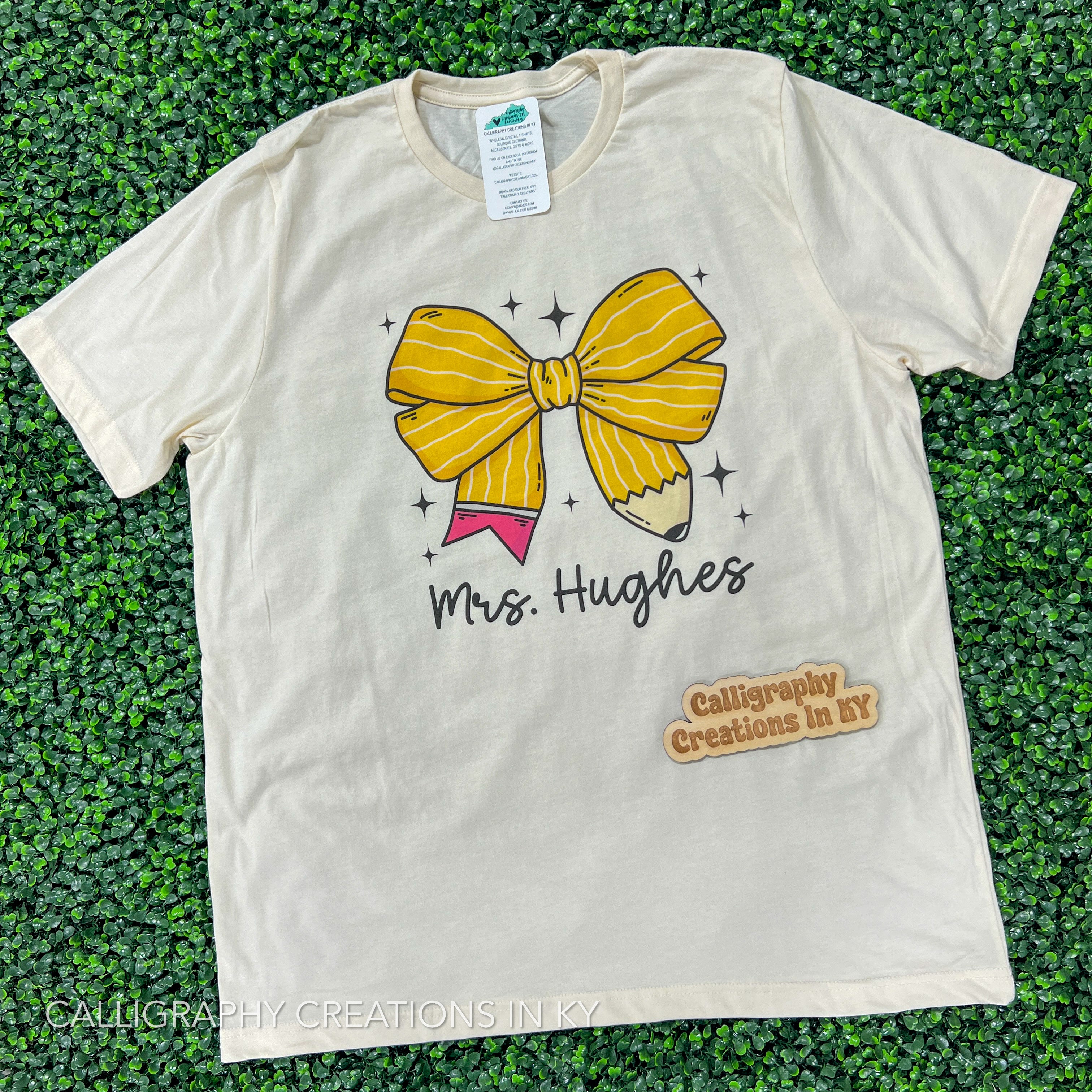 YOUTH CUSTOM PREORDER • YOUTH Name Pencil Bow (Multiple Options)