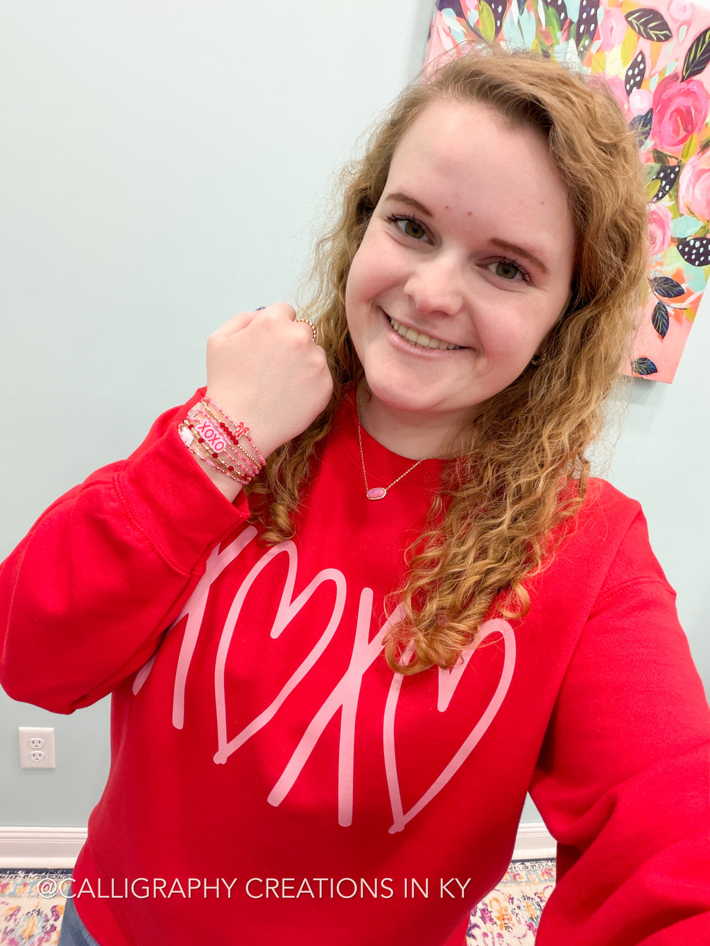 Red XOXO Sweatshirt