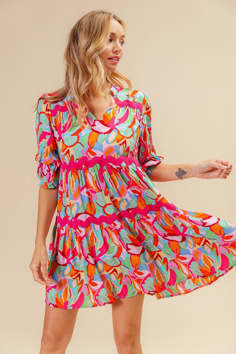 Happy Days Short Dress *FINAL SALE*