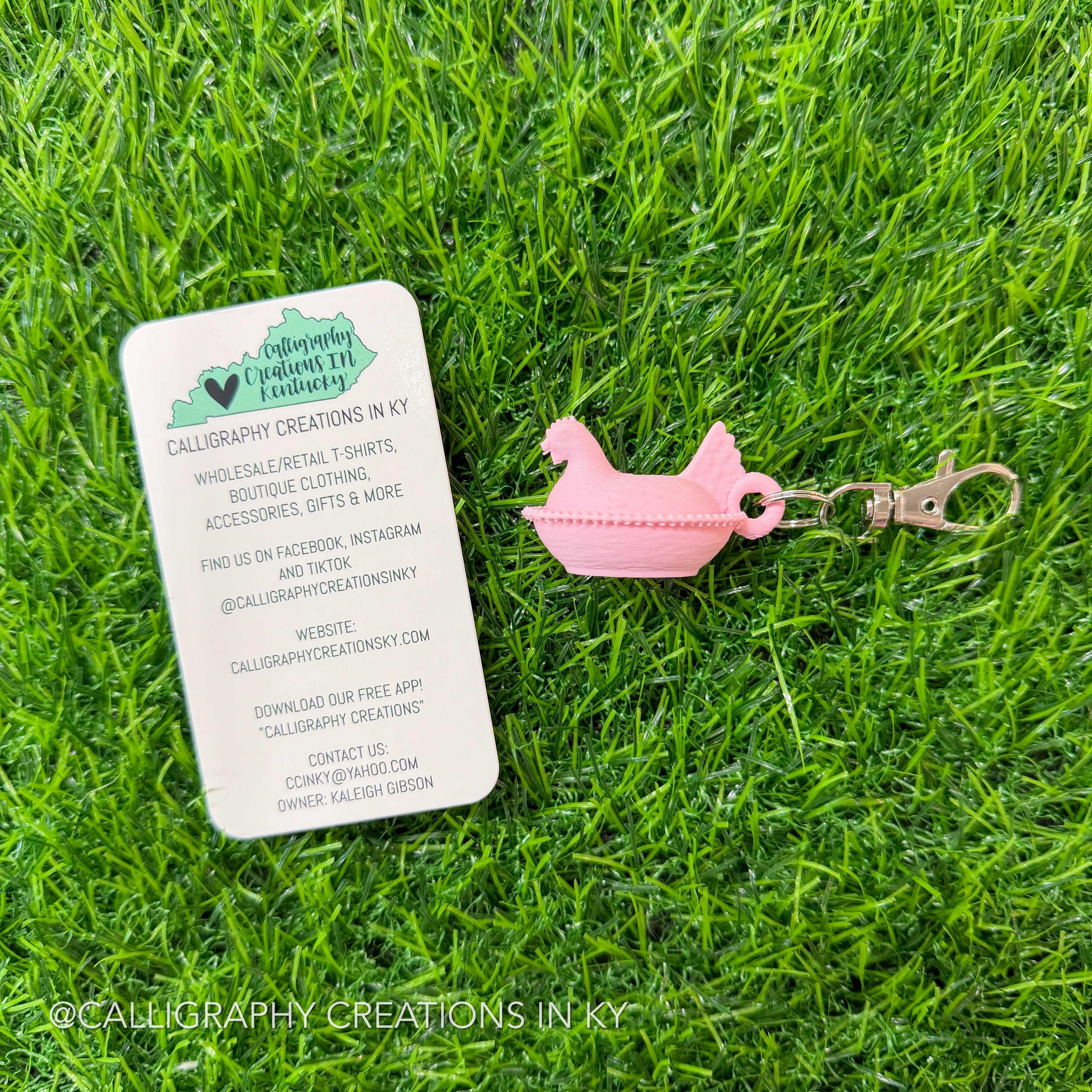 Light Pink | Hen Keychain