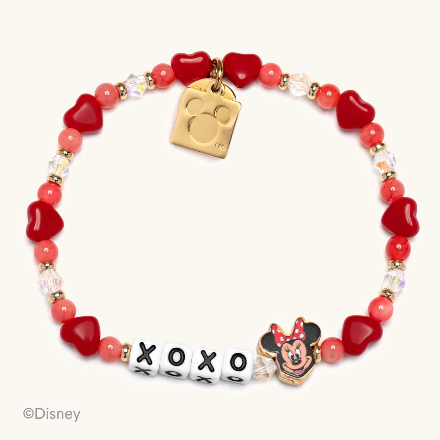 XOXO - Disney Mickey Mouse & Friends Little Words Project Beaded Bracelet