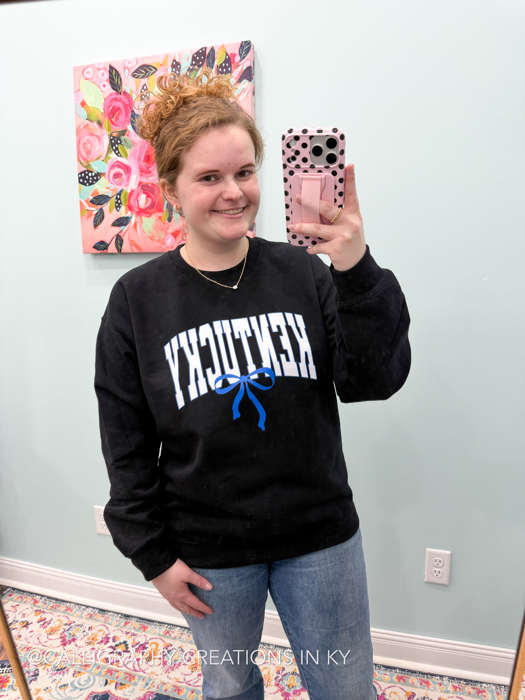Arched Kentucky Bow Sweatshirt