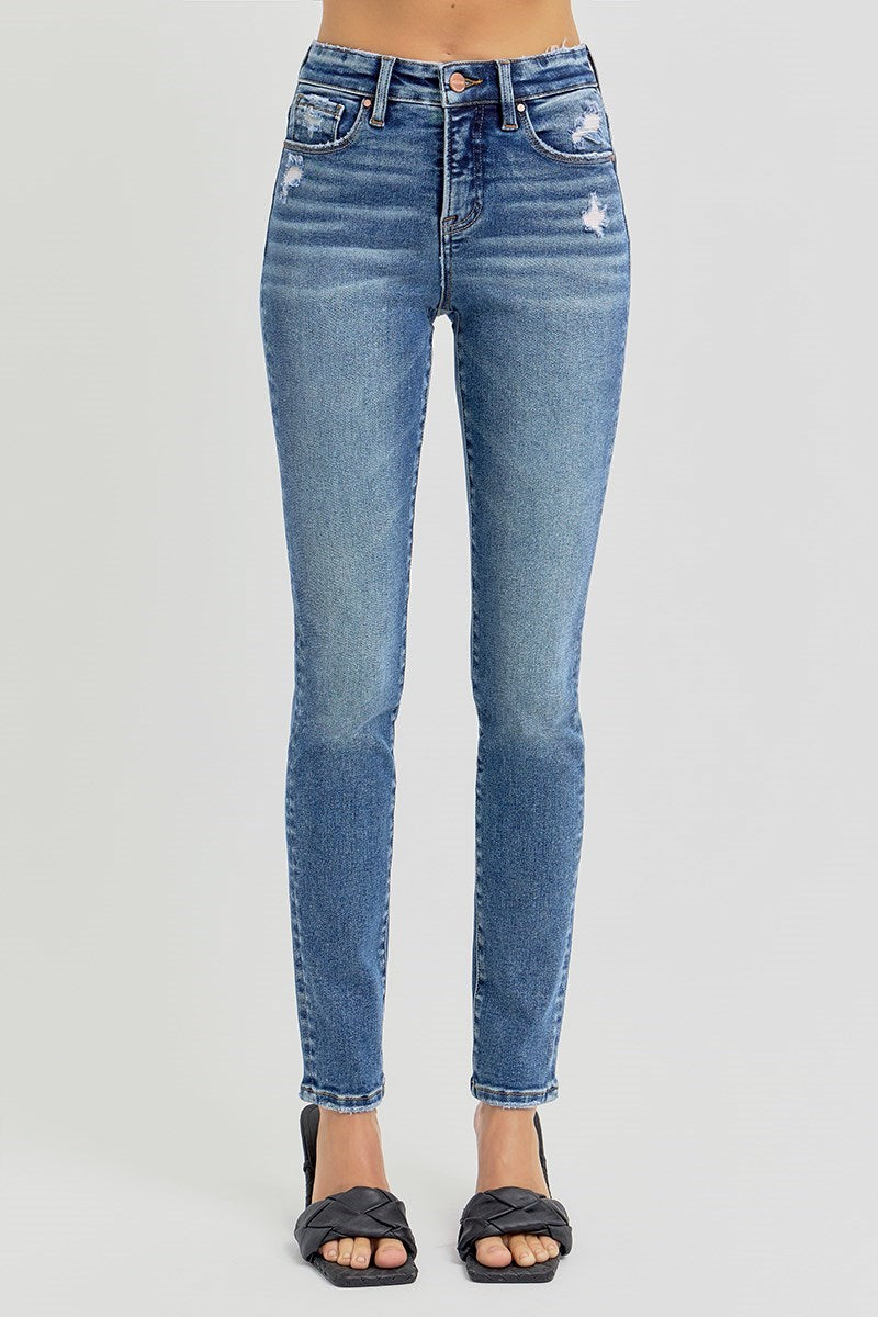 Savannah Jeans | High Rise Ankle Slim Skinny