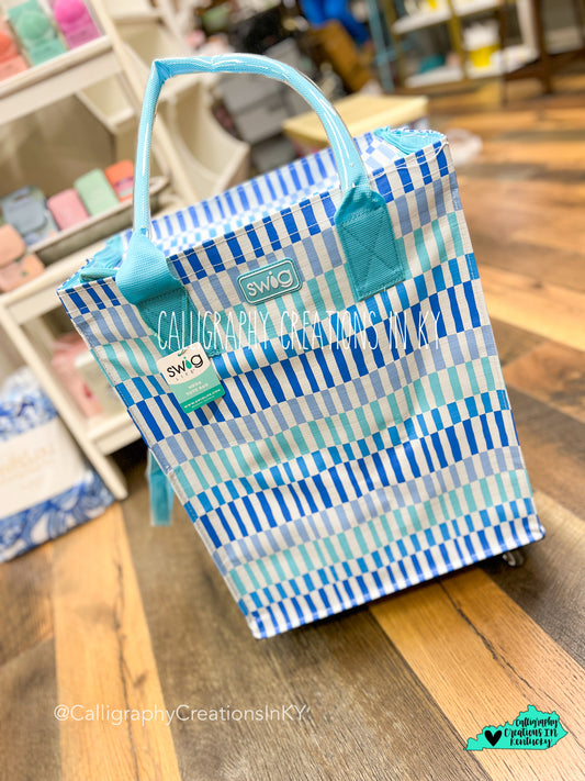 Glacier Stripe Swig Mega Tote
