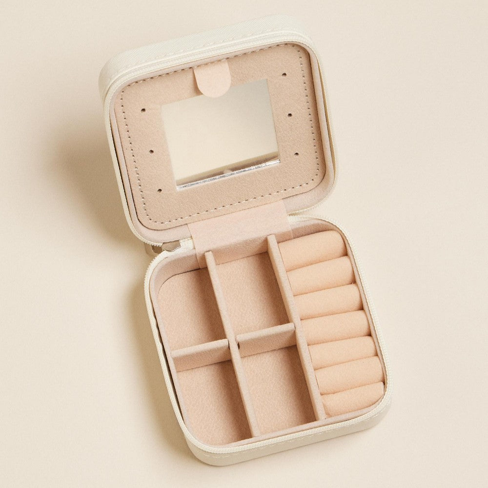 Flowers Travel Jewelry Box