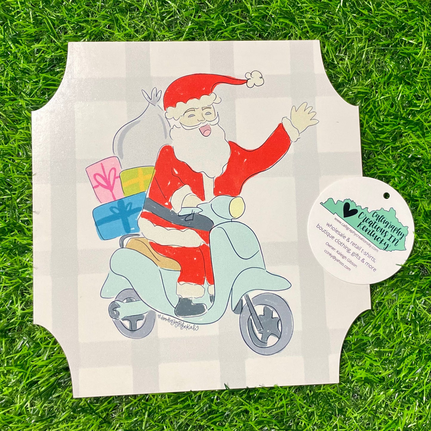 Moped Santa Large 8 inch Attachment