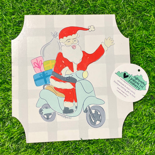 Moped Santa Large 8 inch Attachment FINAL SALE