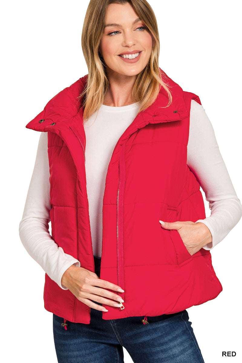 Red | Puffer Vest