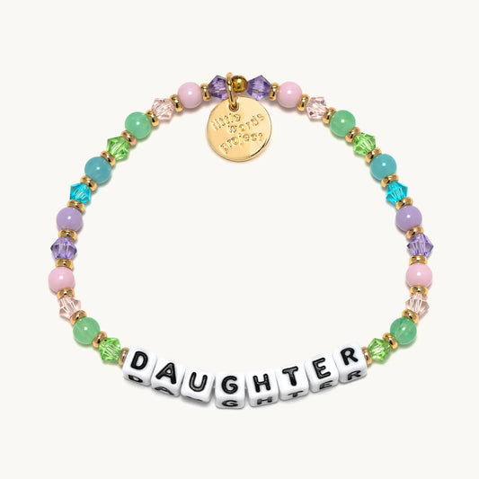 Daughter / Gumdrop Little Words Project Beaded Bracelet
