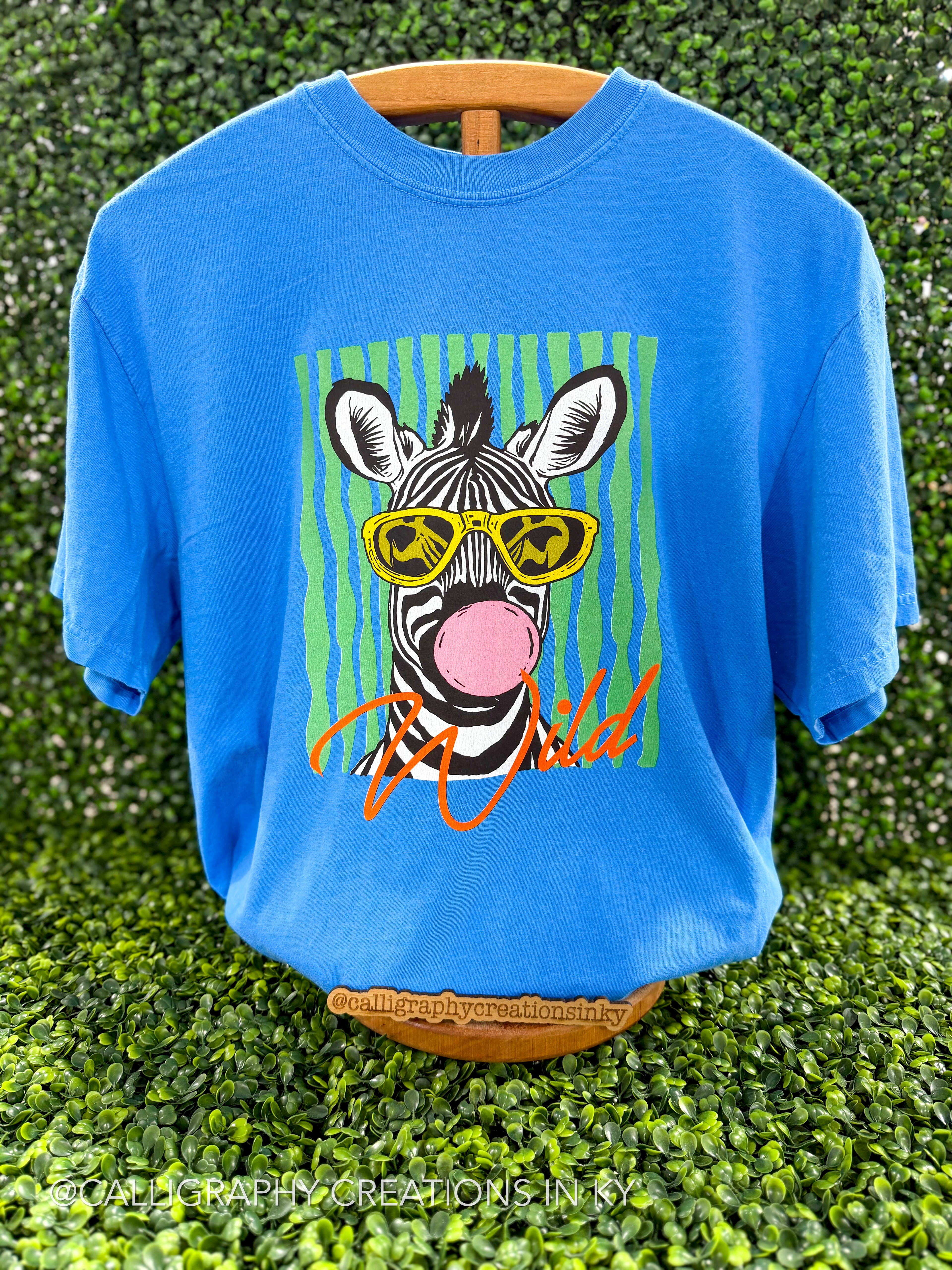 SPECIAL PRICE PREORDER | Blue • Wild Zebra CC Tee