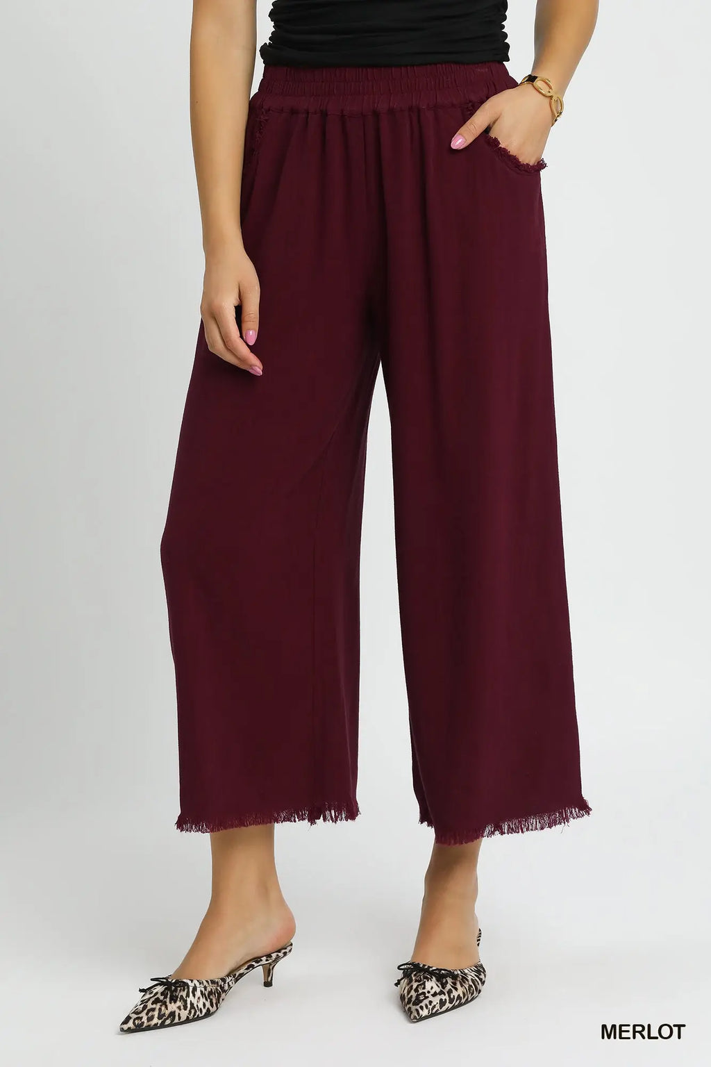 Classic Burgundy Pants