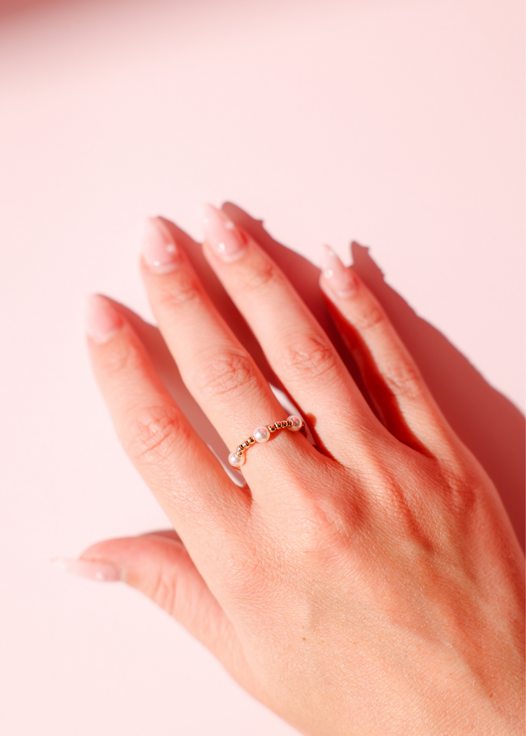 June Pearl Ring | Beaded Blondes