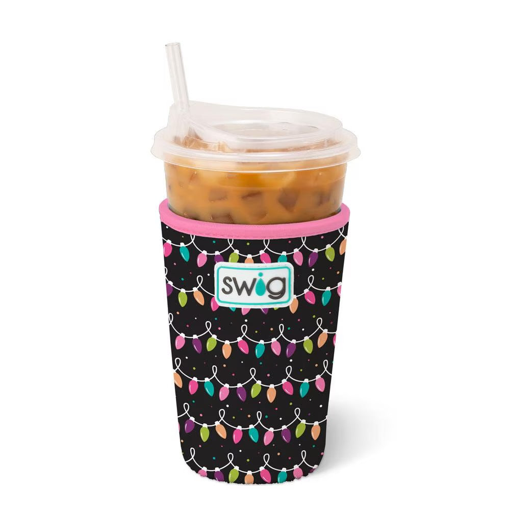 Tacky Lights Medium Swig Iced Cup Coolie