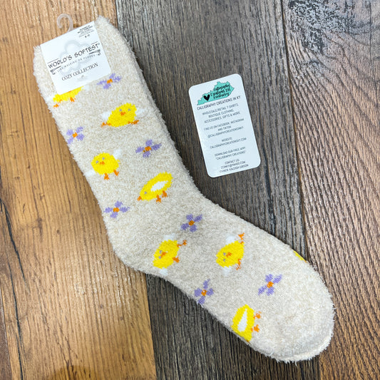 Chick Holiday Easter Cozy Crew | World’s Softest Socks