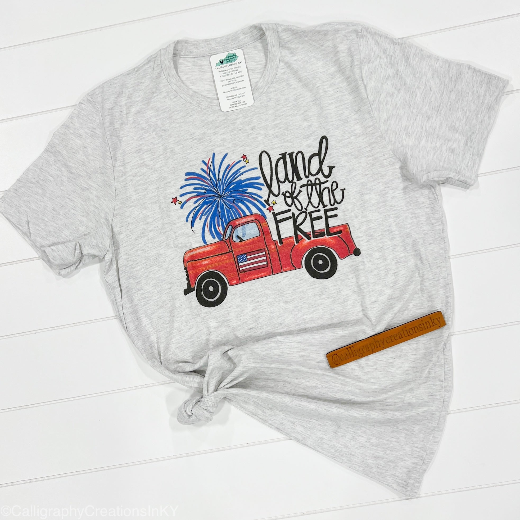 Ash - Patriotic Truck Tee