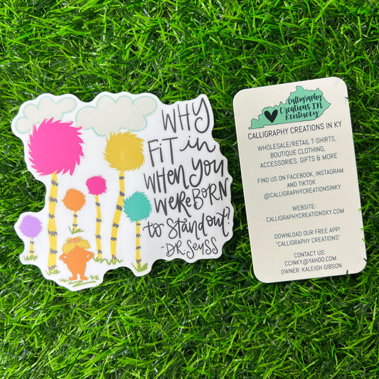Dr. Seuss Sticker - Doodles By Rebekah