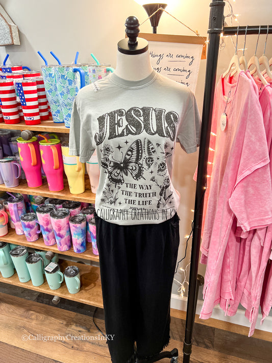 Jesus Butterflies Tee FINAL SALE