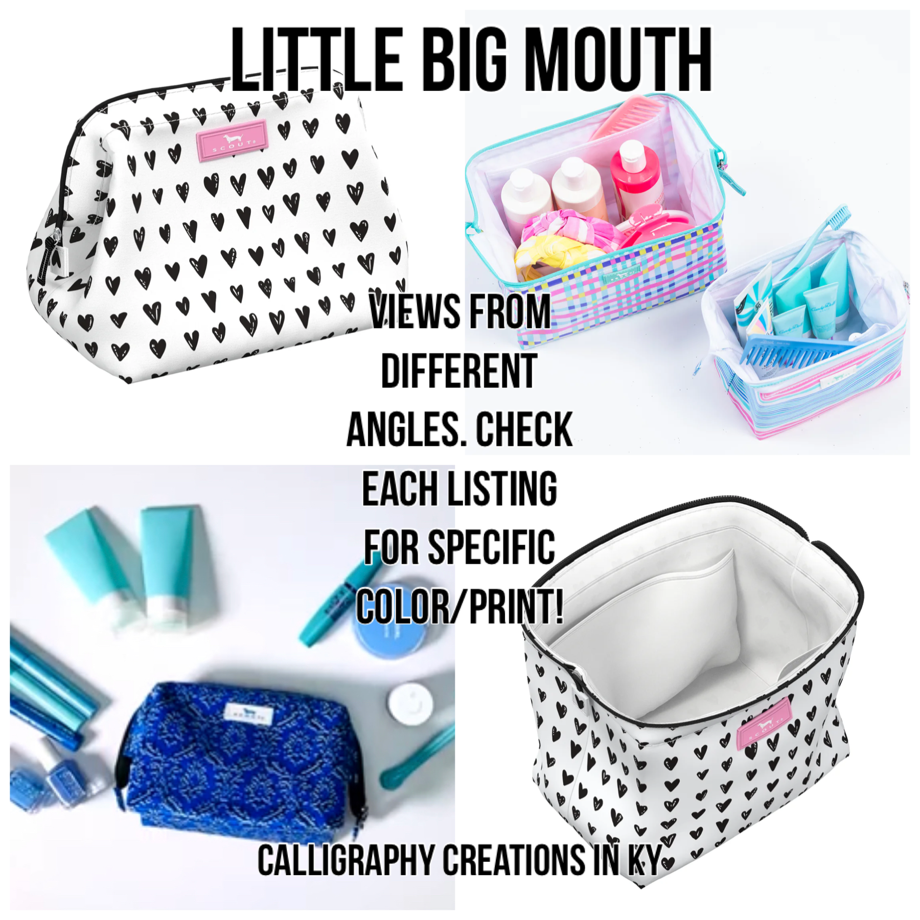 Little Big Mouth SCOUT Toiletry Bag | Sweet Coraline