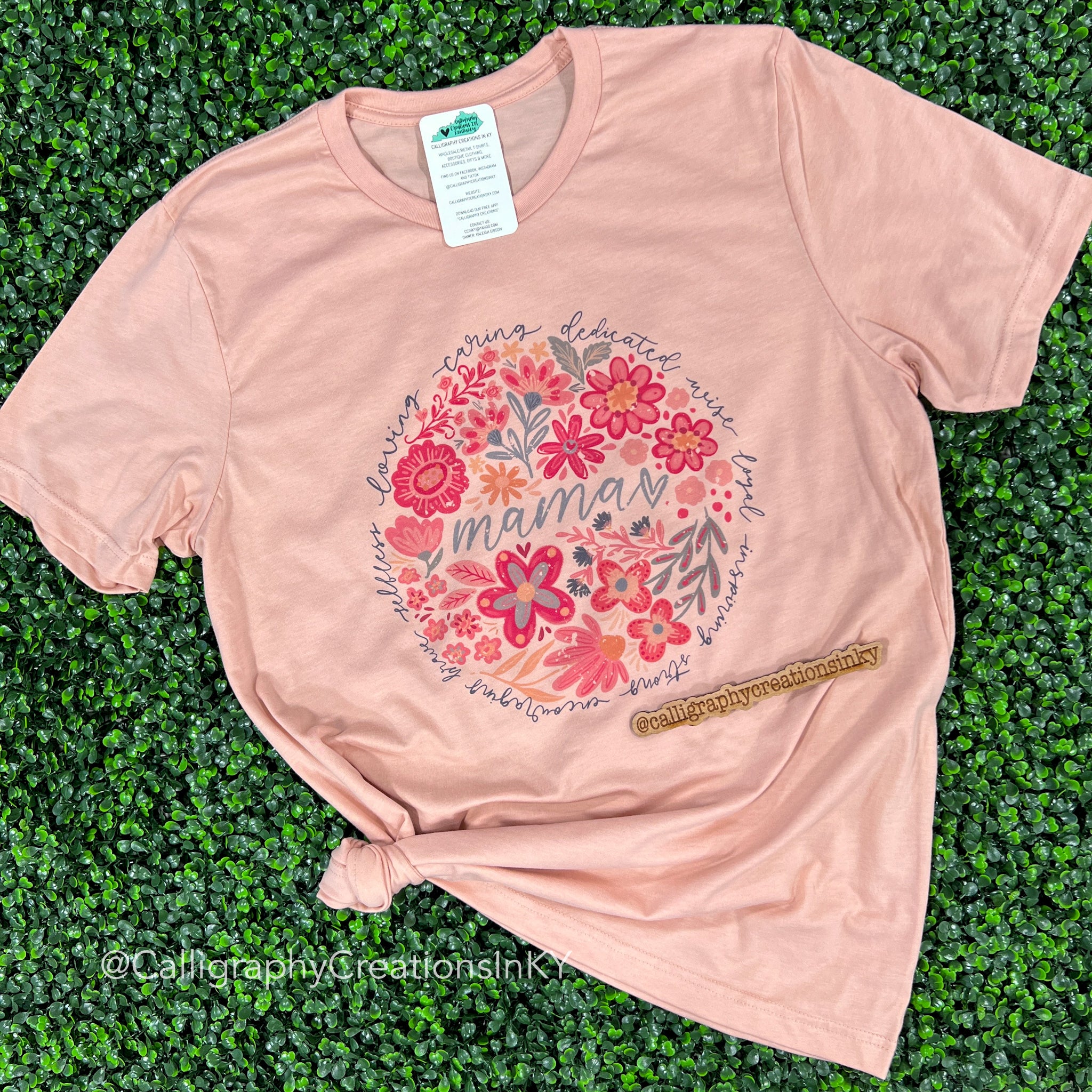 Floral Mama Circle Tee