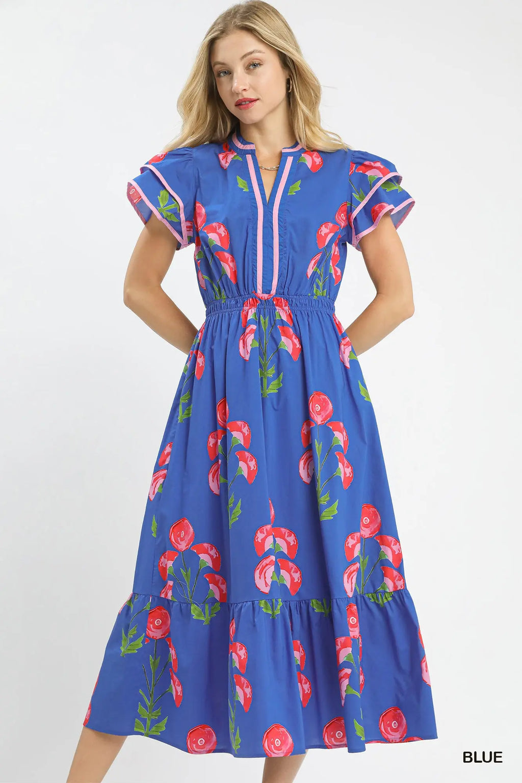 Blue/Pink | Carly Dress