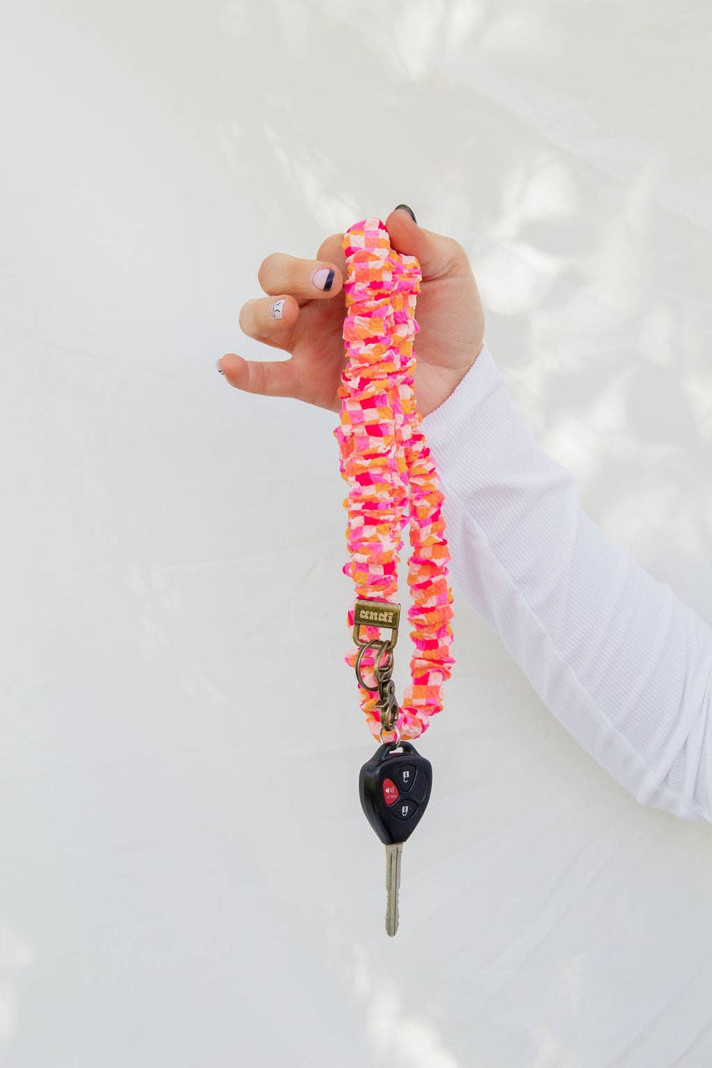 Bright Checkered Lanyard