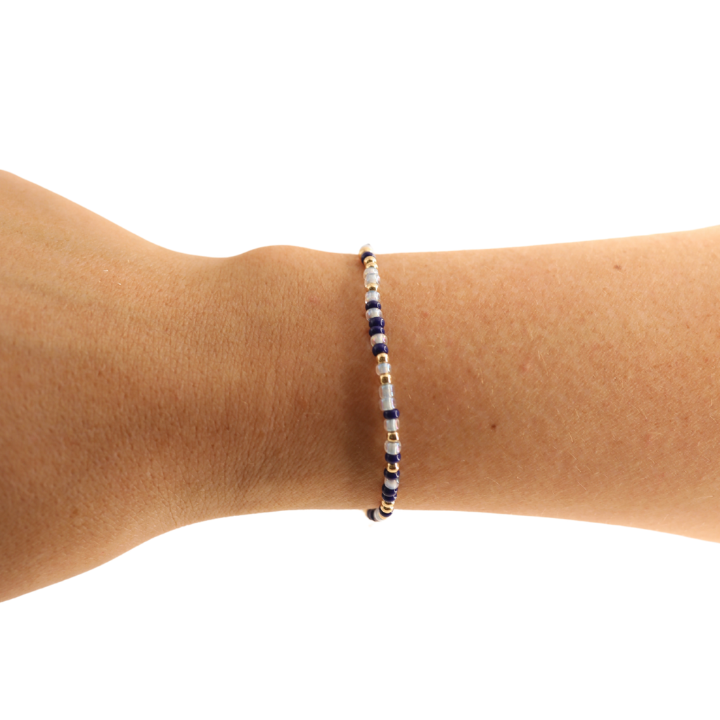No Blues Here Sprinkle Bracelet: Standard 6.75 inch | Beaded Blondes