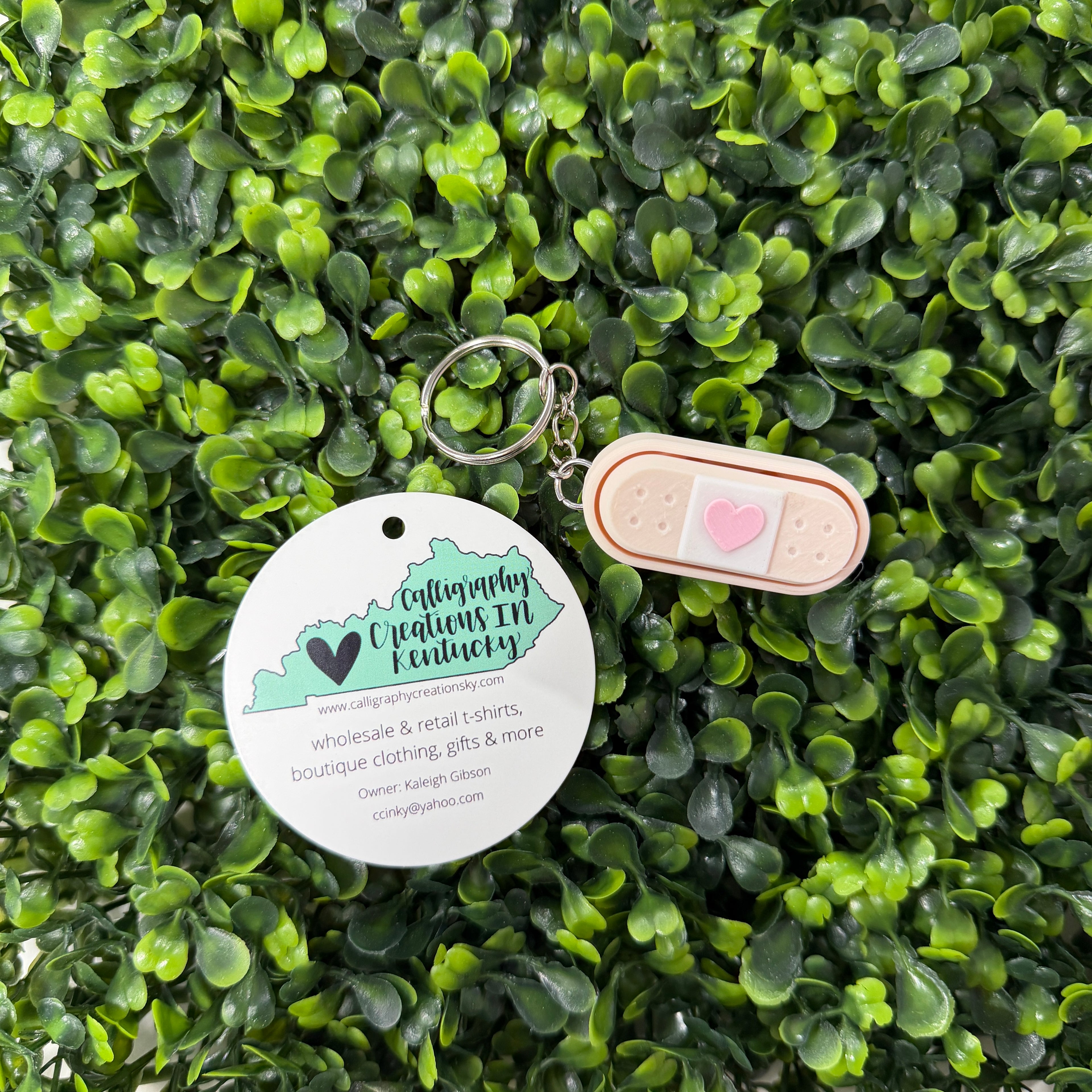 Beige | Bandage Fidget Clicker Keychain