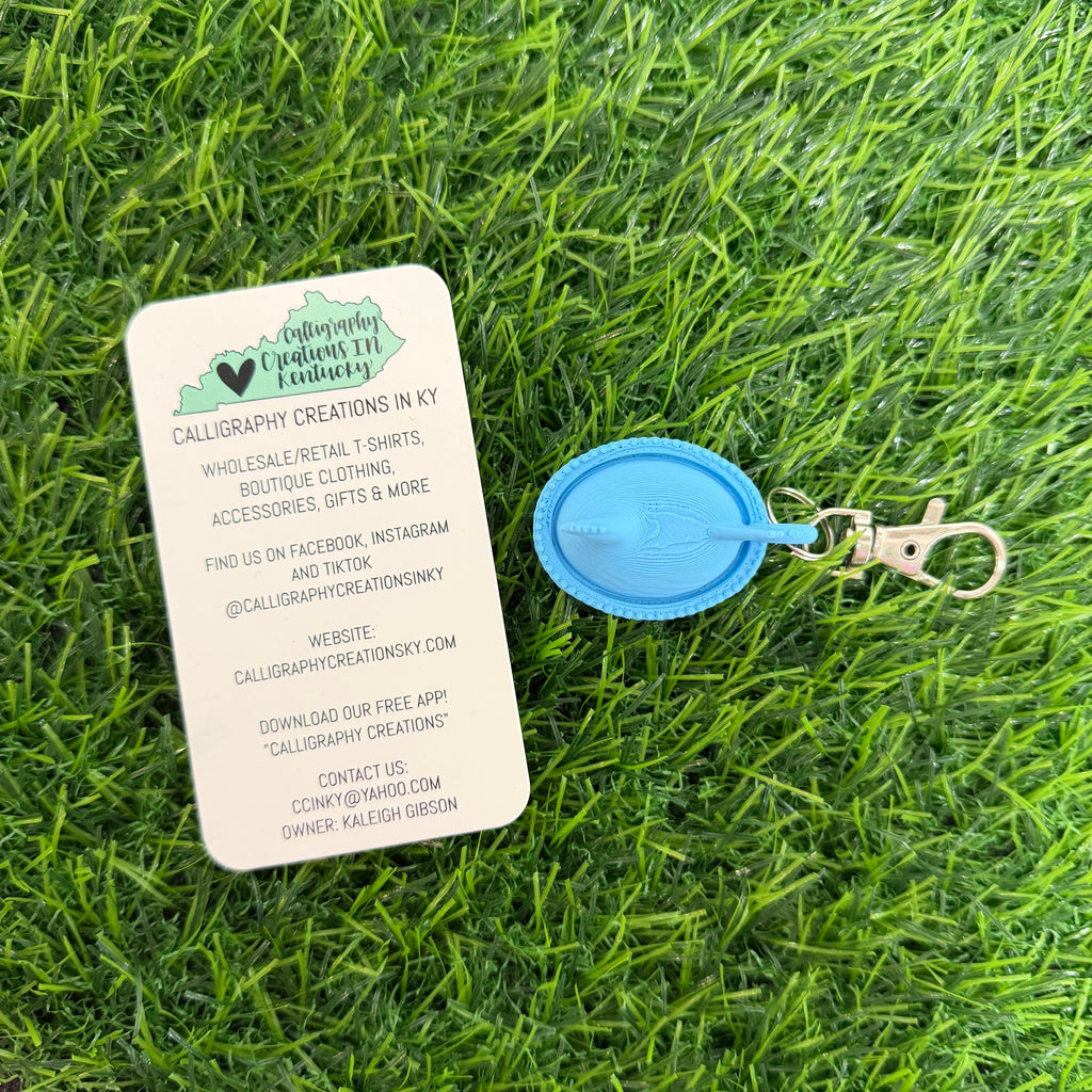 Sky Blue | Hen Keychain