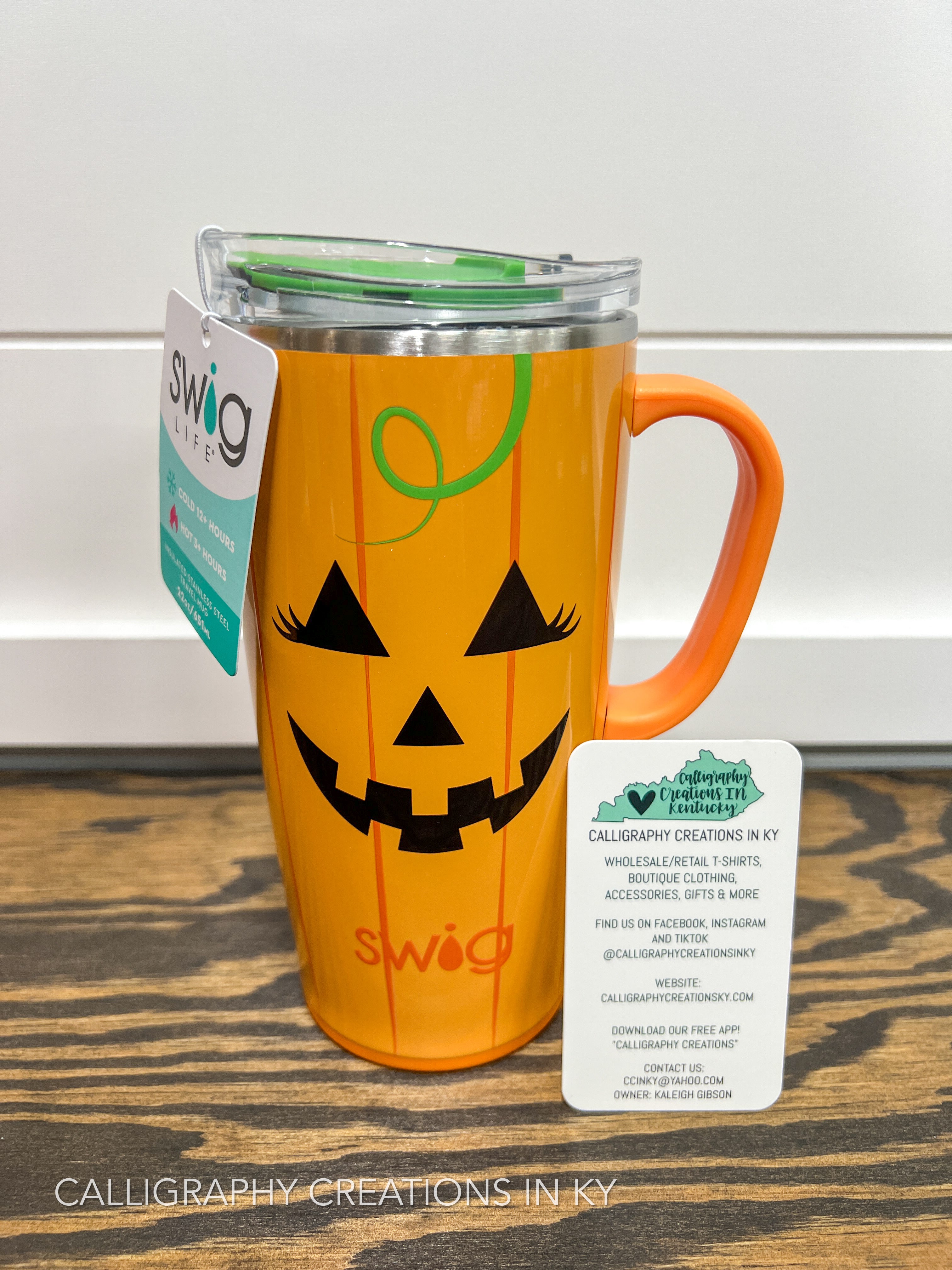 Pumpkin | Boo Crew 22 oz Swig Travel Mug