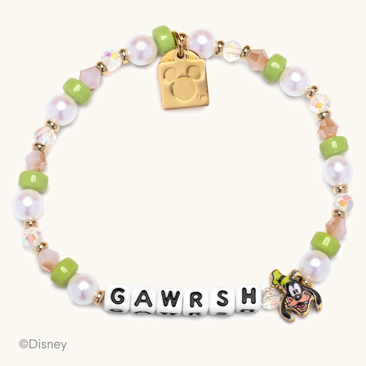 Gawrsh - Disney Mickey Mouse & Friends Little Words Project Beaded Bracelet