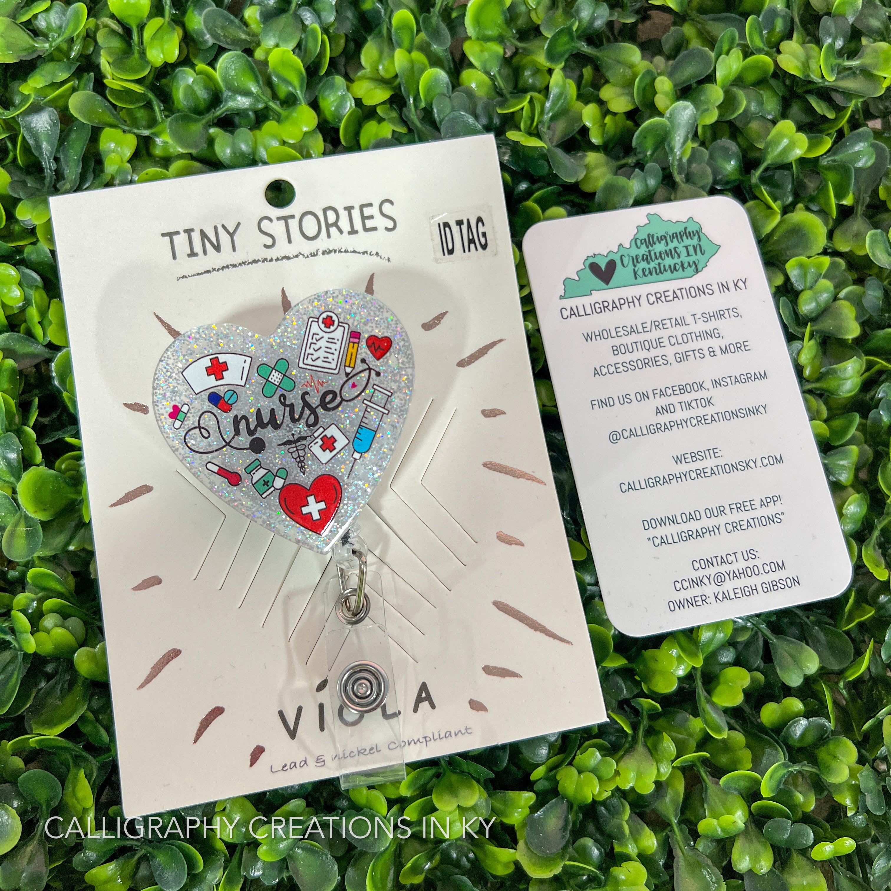 Nurse Heart Badge Reel