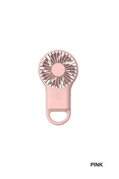 Rechargeable Fan W/Light